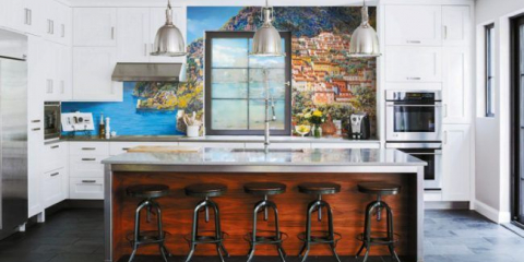 Фреска в кухнята в интериора: преглед на ярки дизайнерски идеи и методи за стайлинг направи си сам